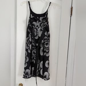 BCX Girl, black and white print event dress, girls size 12